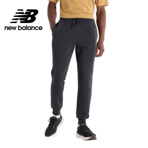 NEW BALANCE 刷毛休閒長褲_男性_黑色_MP43904BK