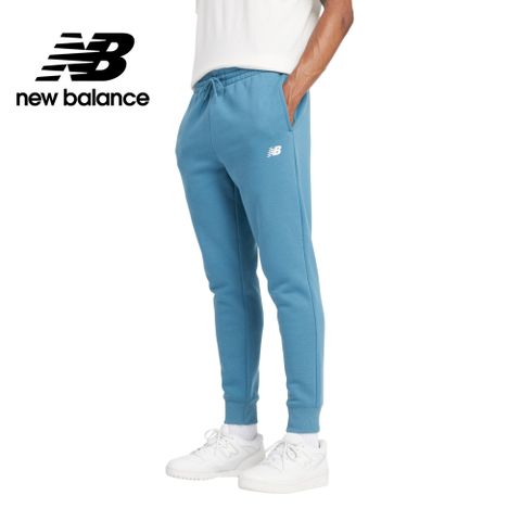 NEW BALANCE 刷毛休閒長褲_男性_天空藍_MP43904TEI