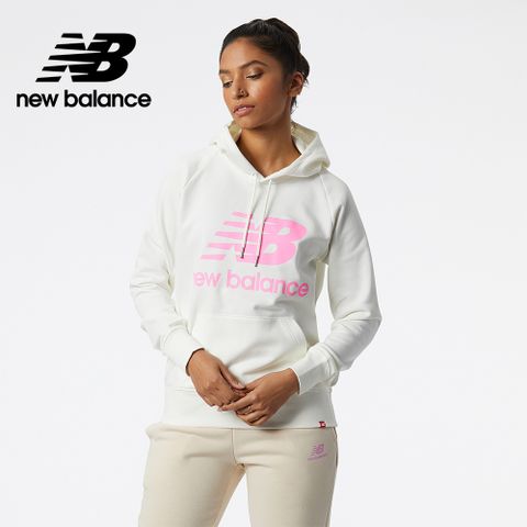 NEW BALANCE []連帽長袖上衣_女性_象牙白_AWT03550SST