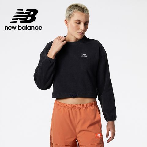 NEW BALANCE []刷毛上衣_女性_黑色_WT21506BK