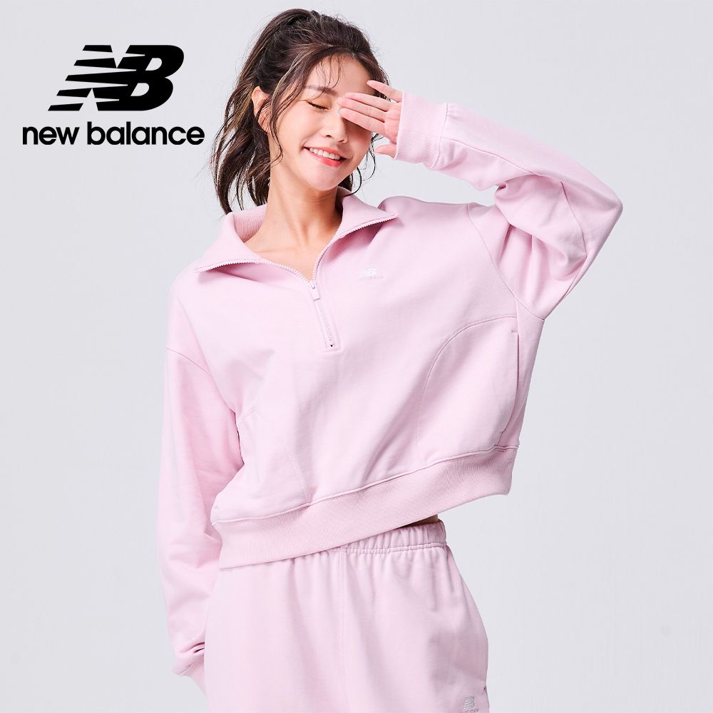 NEW BALANCE []半開襟上衣_女性_粉色_AWT31501SOI