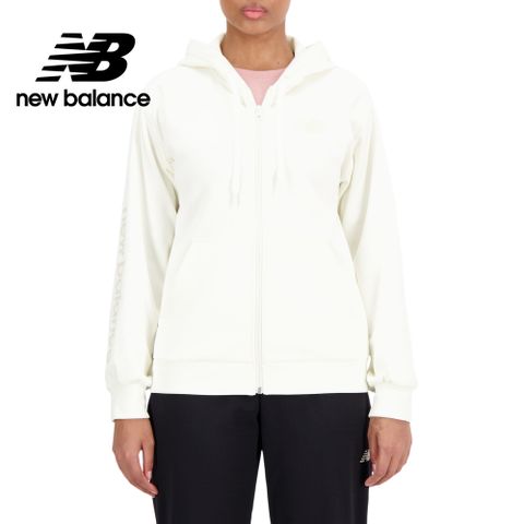 NEW BALANCE []機能保暖吸濕排汗連帽刷毛外套_女性_米杏色_AWJ33186SST