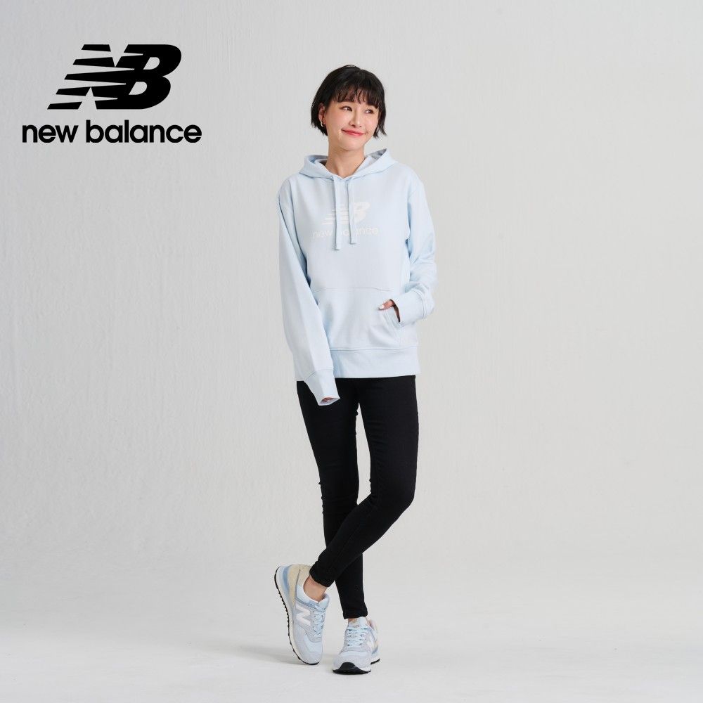 NEW BALANCE 連帽長袖上衣_女性_寶寶藍_WT31533IB