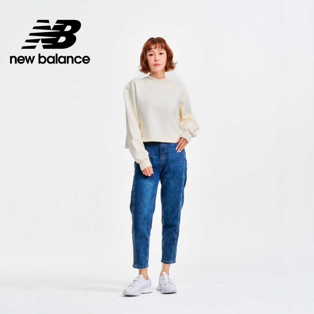 NEW BALANCE SDS微高領厚磅長袖上衣_女性_米杏色_AWT41331CIC