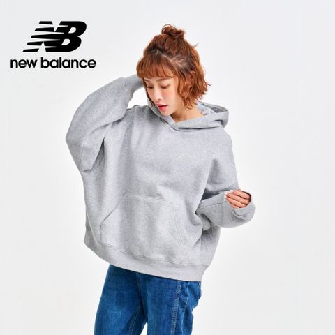 NEW BALANCE []刷毛保暖連帽長袖上衣_WT33531AG_女性_灰色