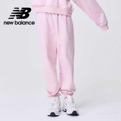 [New Balance]鬆緊縮口棉長褲_女性_粉色_AWP31503SOI