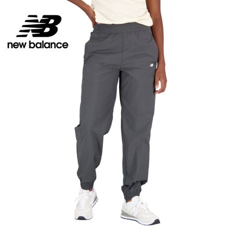 NEW BALANCE []彈性縮口休閒長褲_女性_墨灰色_AWP31500ACK