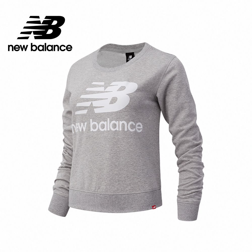 NEW BALANCE []圓領長袖上衣_女性_灰色_WT03551AG