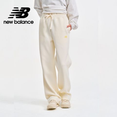 NEW BALANCE SDS撞色縫線腰抽繩長褲_女性_米杏色_AWP41332CIC