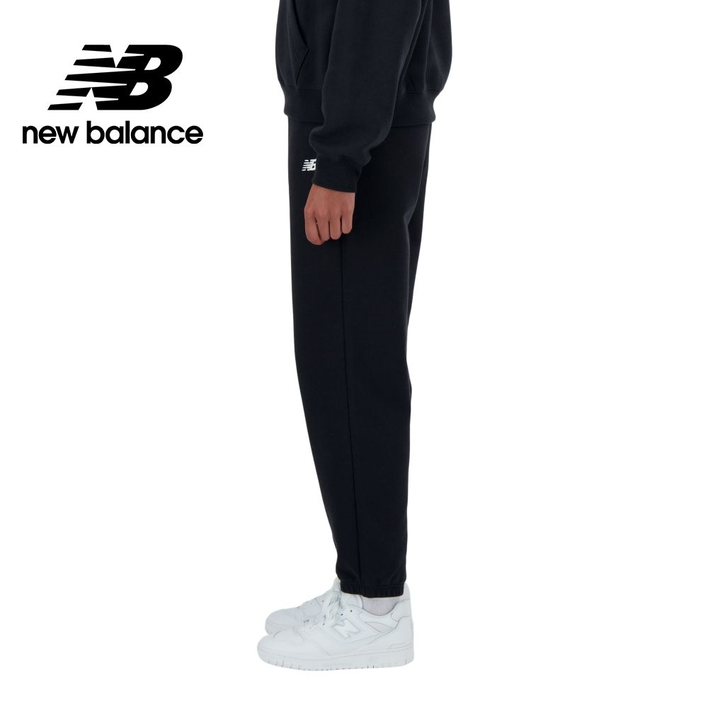 NEW BALANCE 褲管縮口棉質長褲_女性_黑色_AWP41500BK