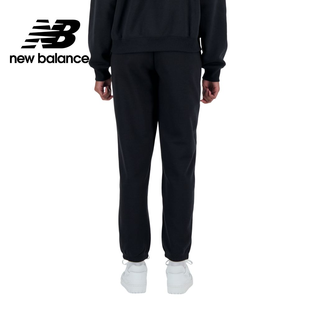 NEW BALANCE 褲管縮口棉質長褲_女性_黑色_AWP41500BK