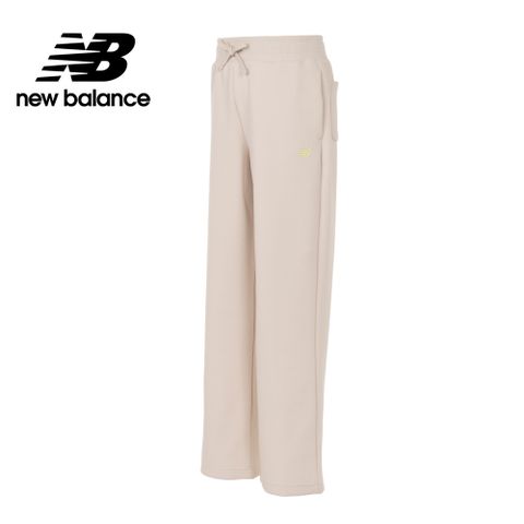 NEW BALANCE []SDS撞色縫線腰抽繩長褲_AWP41332TWF_女性_米白色