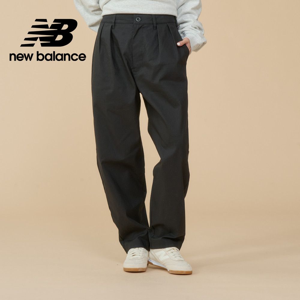 NEW BALANCE 錐形褲_女性_黑色_AWP43536BK