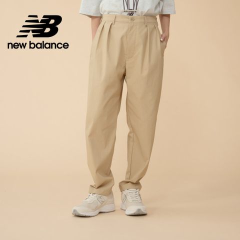 NEW BALANCE 錐形褲_女性_卡其色_AWP43536SOT