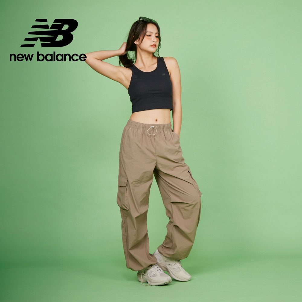 NEW BALANCE 尼龍工裝長褲_女性_卡其色_AWP43534LMR