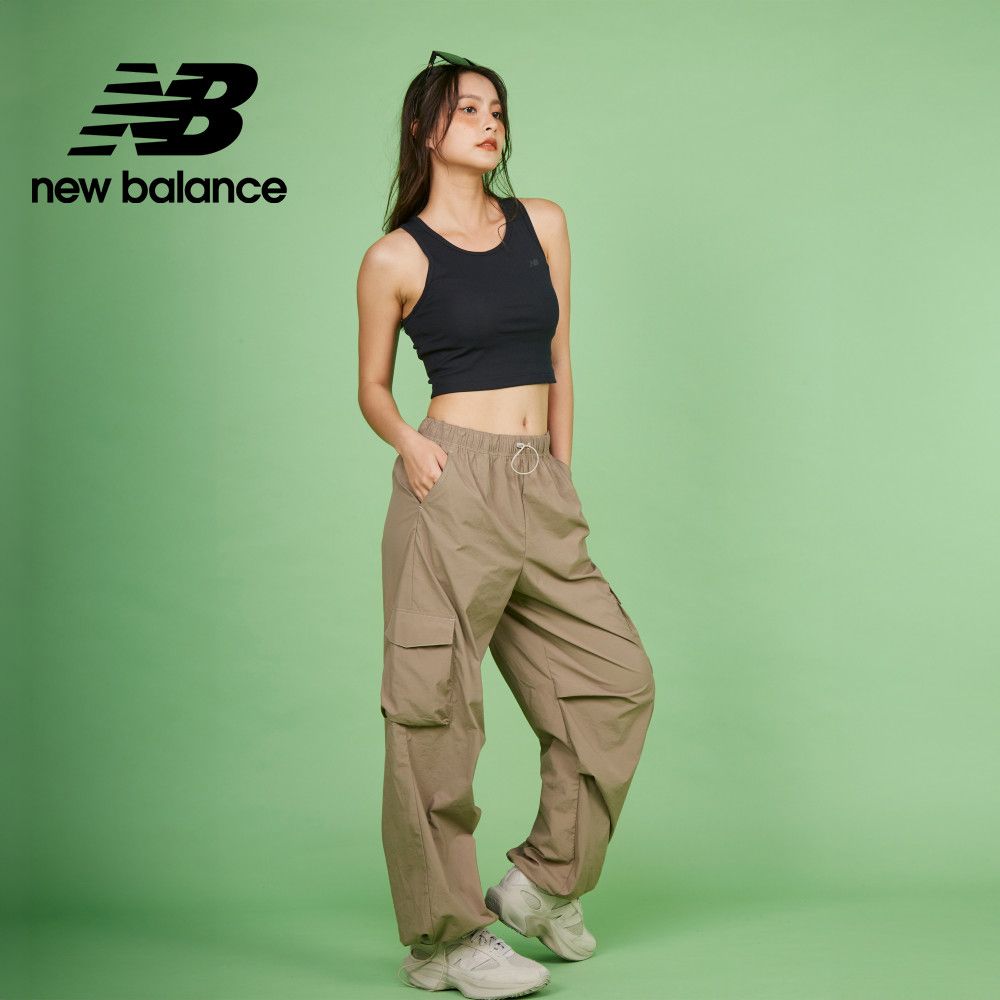 NEW BALANCE 尼龍工裝長褲_女性_卡其色_AWP43534LMR