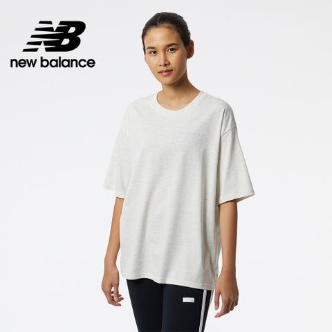 NEW BALANCE []NB短袖上衣_女性_米灰色_AWT21558SAH