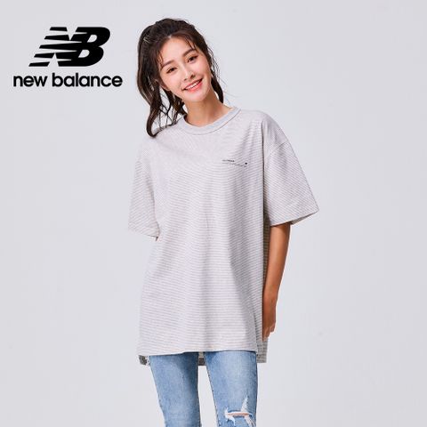 [New Balance]短袖上衣_女性-淺灰色_淺灰色_UT31553GST