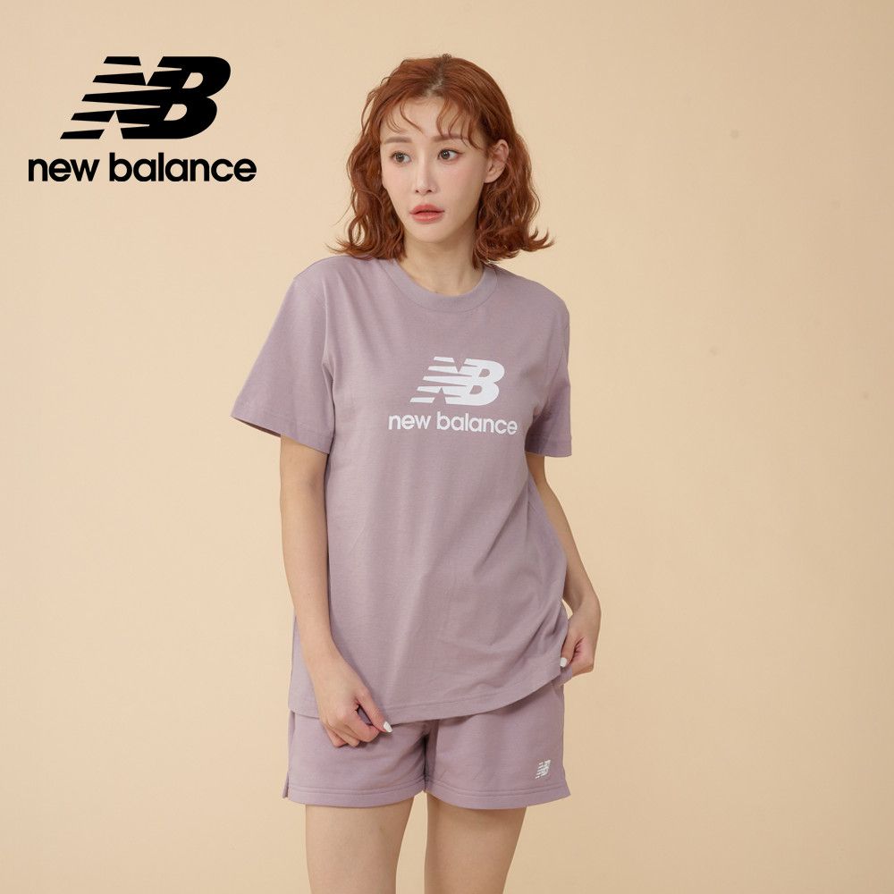 NEW BALANCE 棉質短袖上衣_女性_藕紫色_WT41502ICW