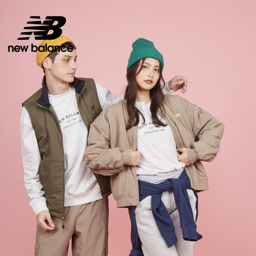 NEW BALANCE [New Balance]抓皺設計飛行外套_女性_奶茶色_WJ33507MS