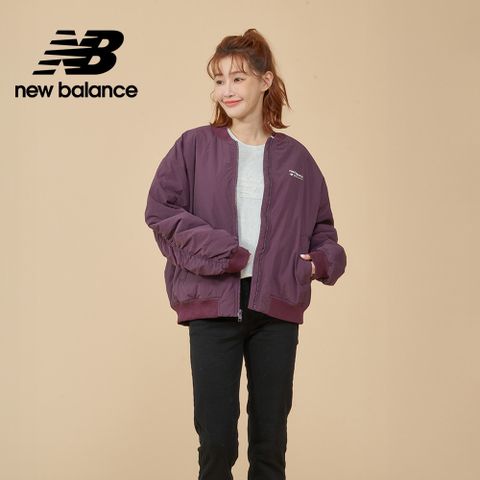 NEW BALANCE [New Balance]抓皺設計飛行外套_女性_紫色_WJ33507PLN