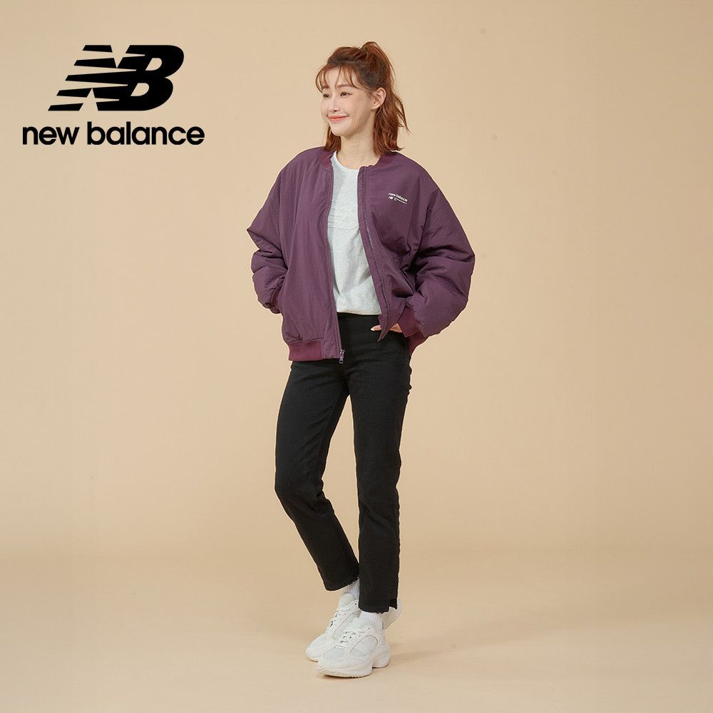 New Balance [New Balance]抓皺設計飛行外套_女性_紫色_WJ33507PLN