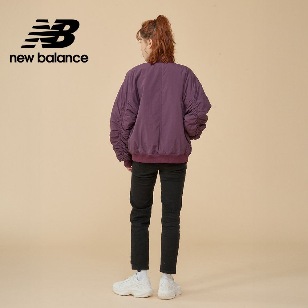 New Balance [New Balance]抓皺設計飛行外套_女性_紫色_WJ33507PLN