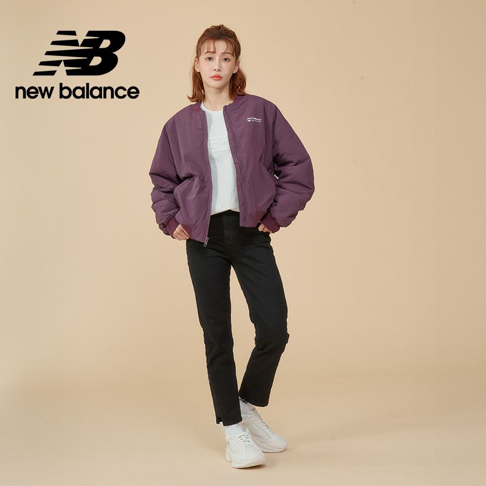 New Balance [New Balance]抓皺設計飛行外套_女性_紫色_WJ33507PLN