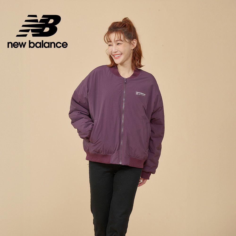 New Balance [New Balance]抓皺設計飛行外套_女性_紫色_WJ33507PLN