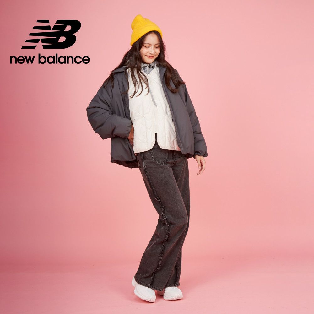 New Balance [New Balance]防潑水保暖外套_女性_墨灰色_WJ43506ACK