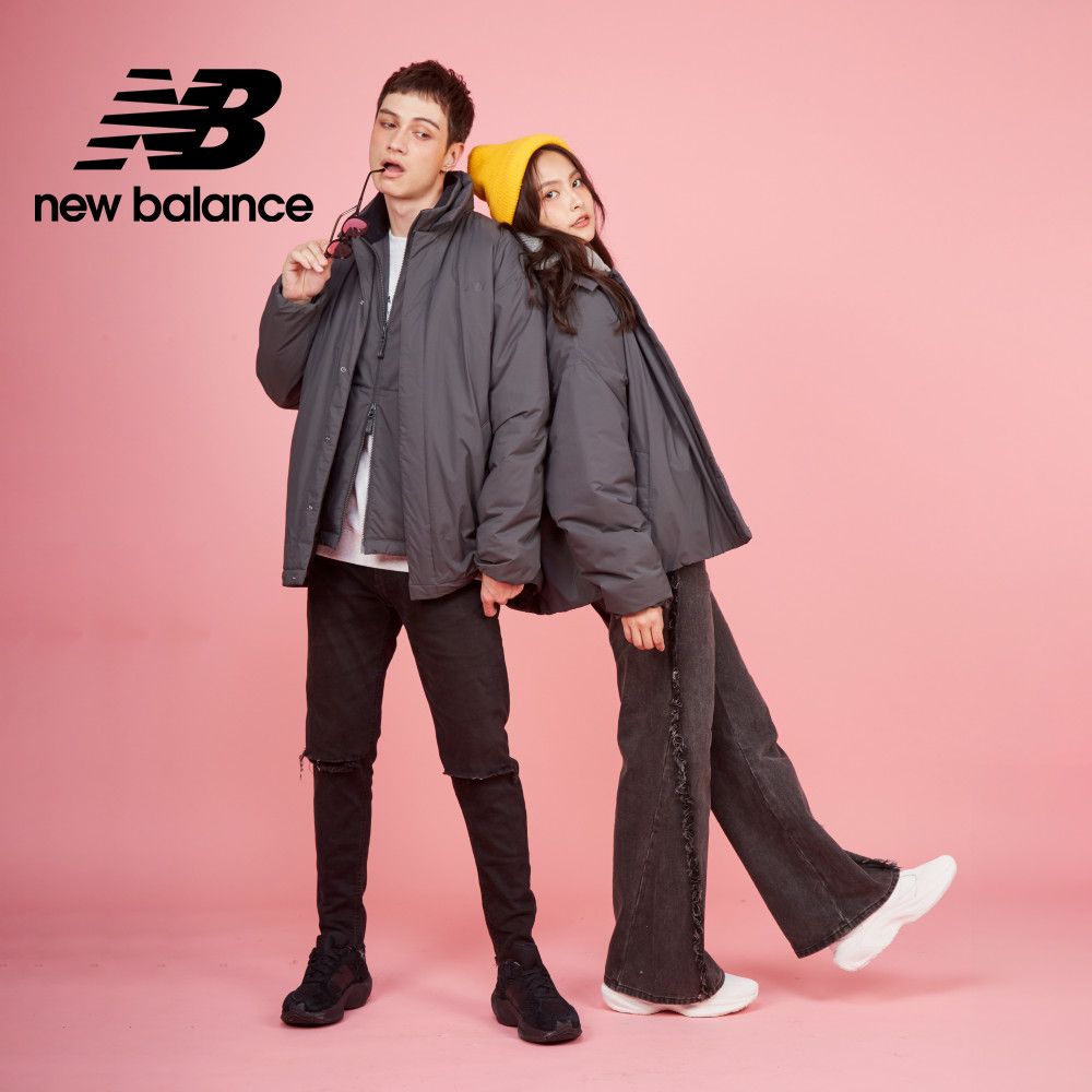 New Balance [New Balance]防潑水保暖外套_女性_墨灰色_WJ43506ACK