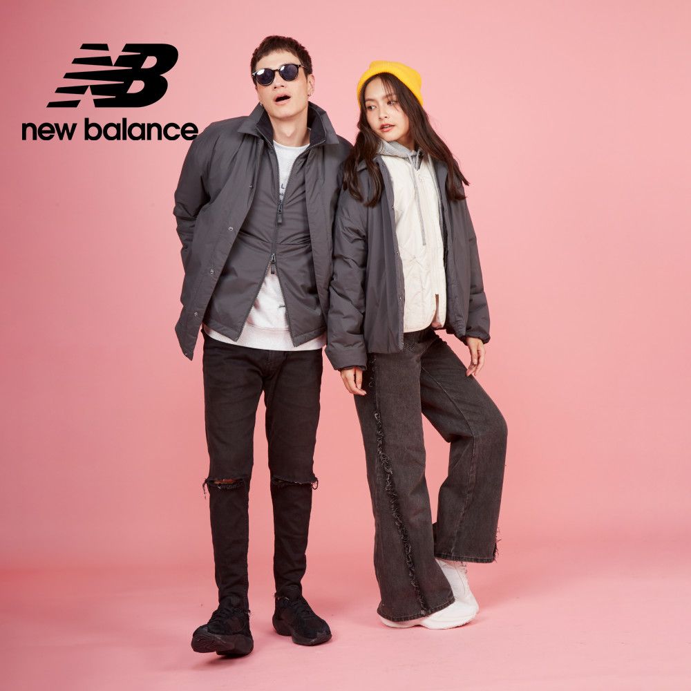 New Balance [New Balance]防潑水保暖外套_女性_墨灰色_WJ43506ACK