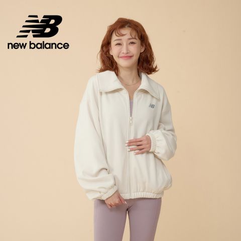 New Balance [New Balance]吸濕排汗長袖外套_女性_杏色_WJ43104LIN