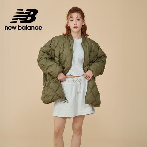 New Balance [New Balance]保暖防潑水外套_女性_軍綠色_WJ43503DMO