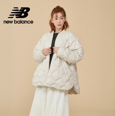 New Balance [New Balance]保暖防潑水外套_女性_米白色_WJ43503MBM