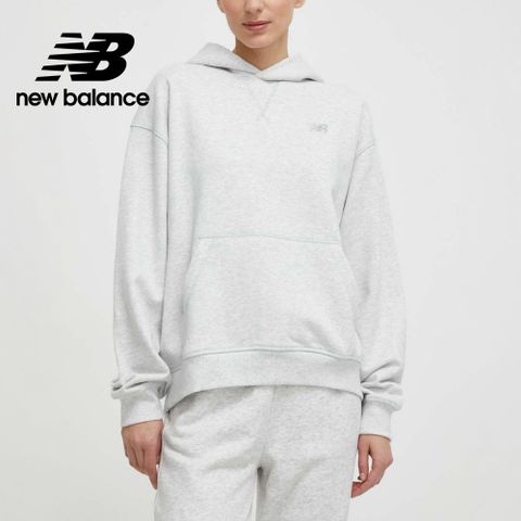 [New Balance]長袖連帽上衣_女性_淺灰色_WT41537AHH