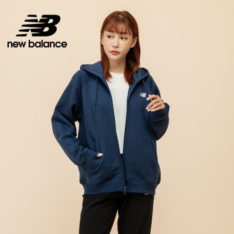 [New Balance]棉質刷毛外套_女性_藍色_WJ43525NNY
