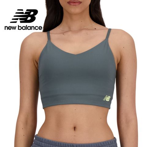 NEW BALANCE 可調式肩帶運動內衣BRA TOP_女性_深灰色_WB41030GT