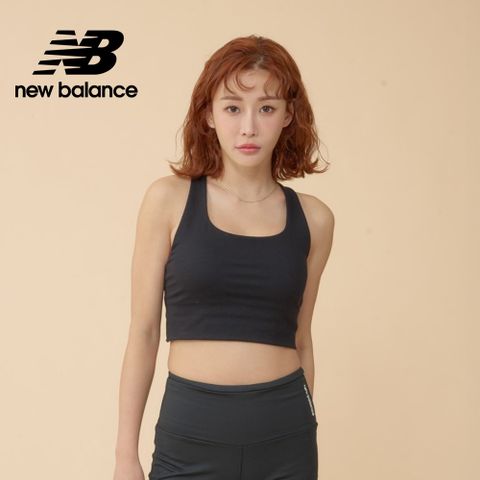 NEW BALANCE 運動內衣BRA TOP_女性_黑色_AWB43030BK