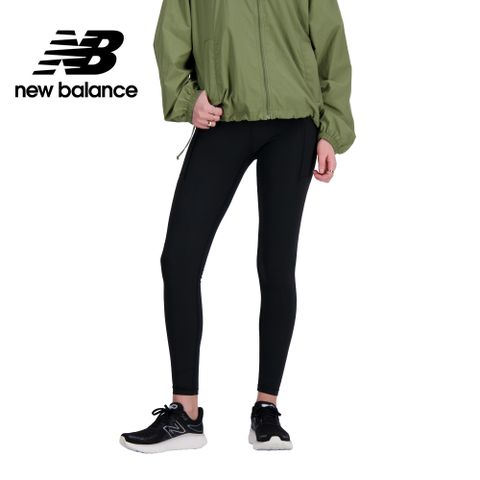 NEW BALANCE 高腰運動緊身褲_女性_黑色_AWP41275BK