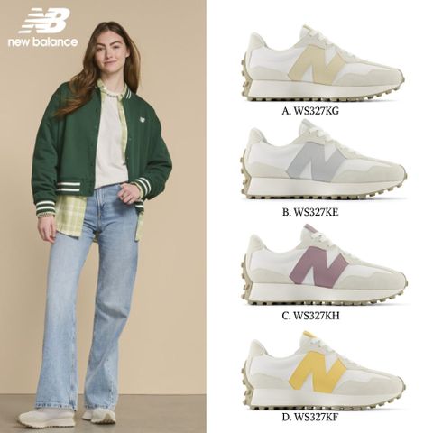 New Balance 紐巴倫 327系列復古鞋_多款任選(WS327KG/WS327KE/WS327KH/WS327KF)