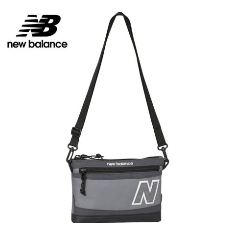 【New Balance】經典NB休閒小包/斜背包/側背包_中性_灰色_LAB23106CAS