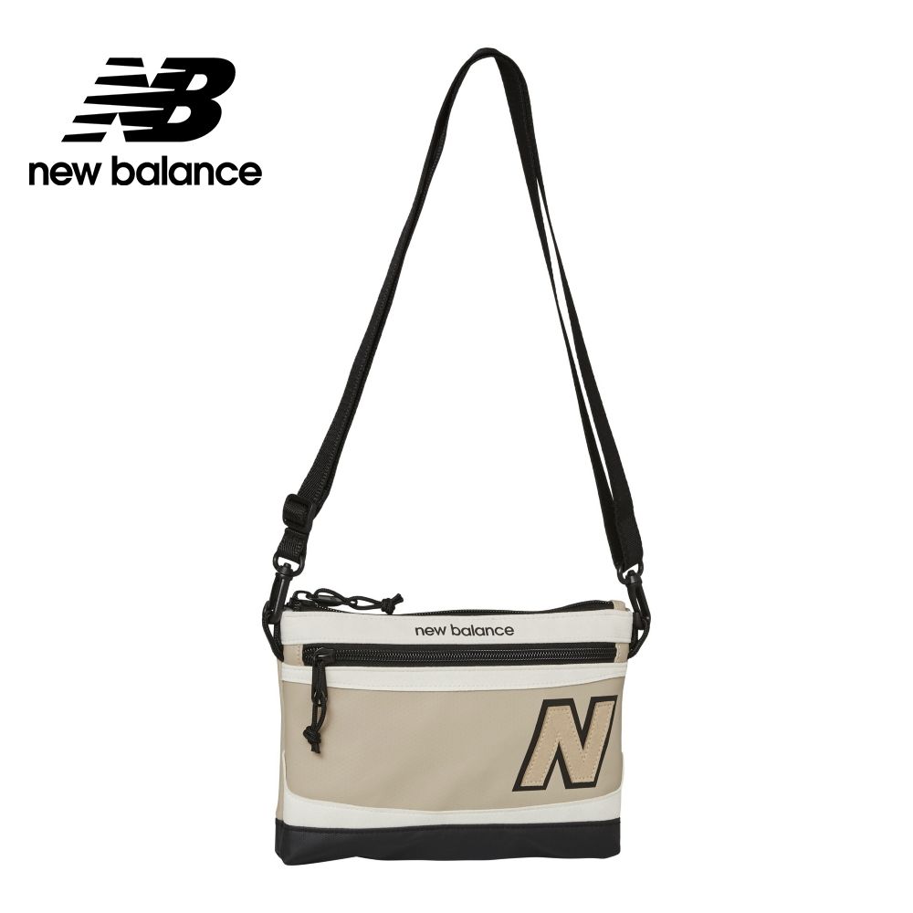 NEW BALANCE 經典NB休閒小包/斜背包/側背包_中性_奶茶色_LAB23106SOT