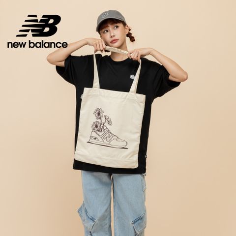 [New Balance]插畫帆布托特包/手提袋_中性_杏色_LAB51503FDP