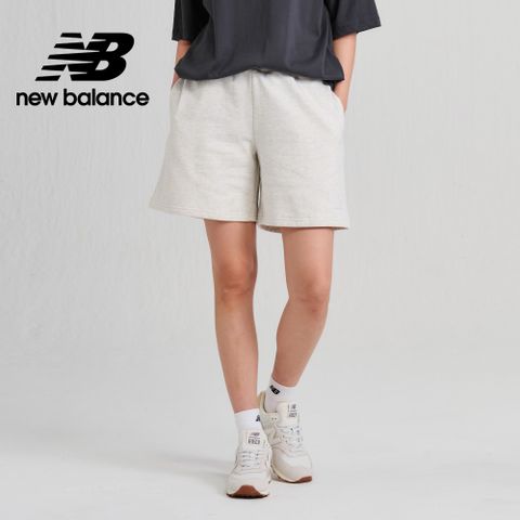 NEW BALANCE []鬆緊口袋休閒短褲_女性_花灰色_AWS33500SAH