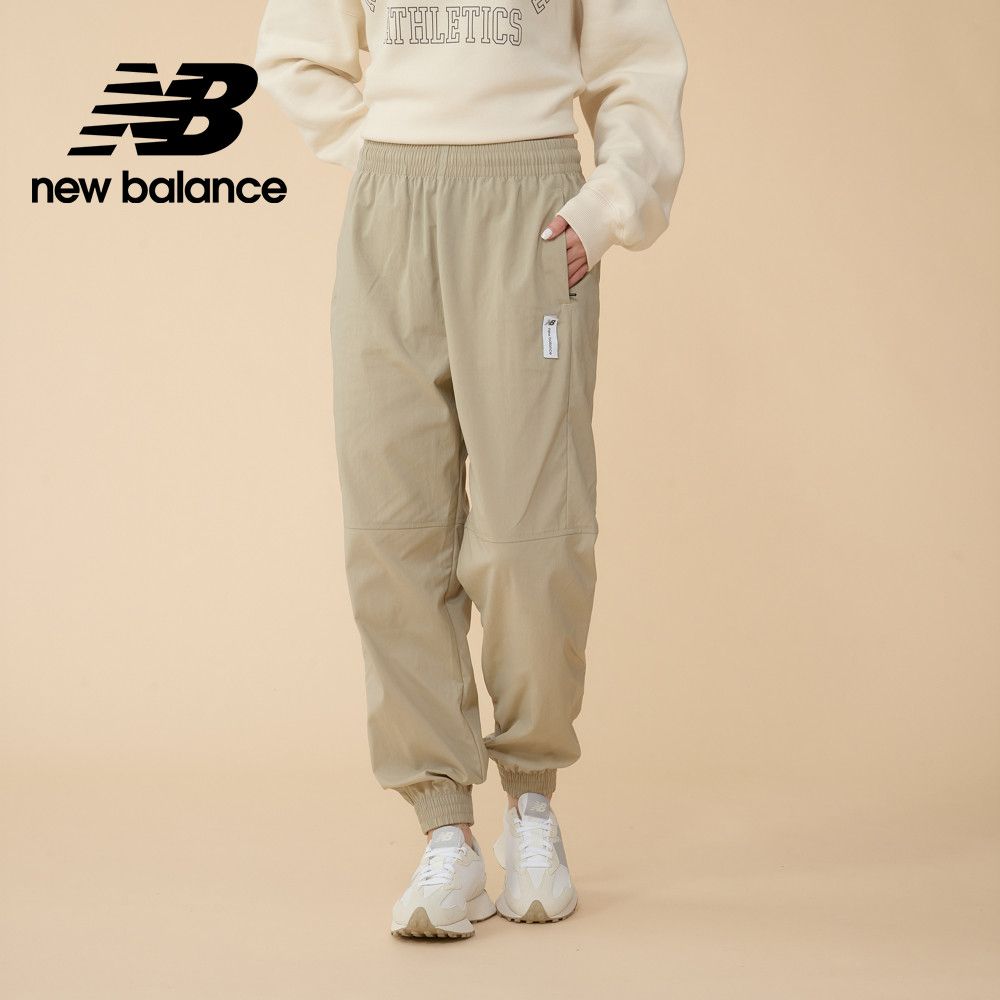 NEW BALANCE [New Balance]MIT速乾縮口直筒長褲_女性_卡其色_6872440288