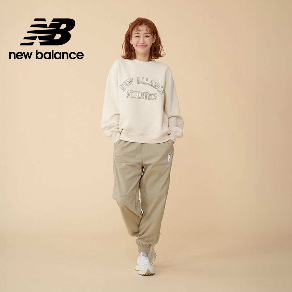 NEW BALANCE [New Balance]MIT速乾縮口直筒長褲_女性_卡其色_6872440288