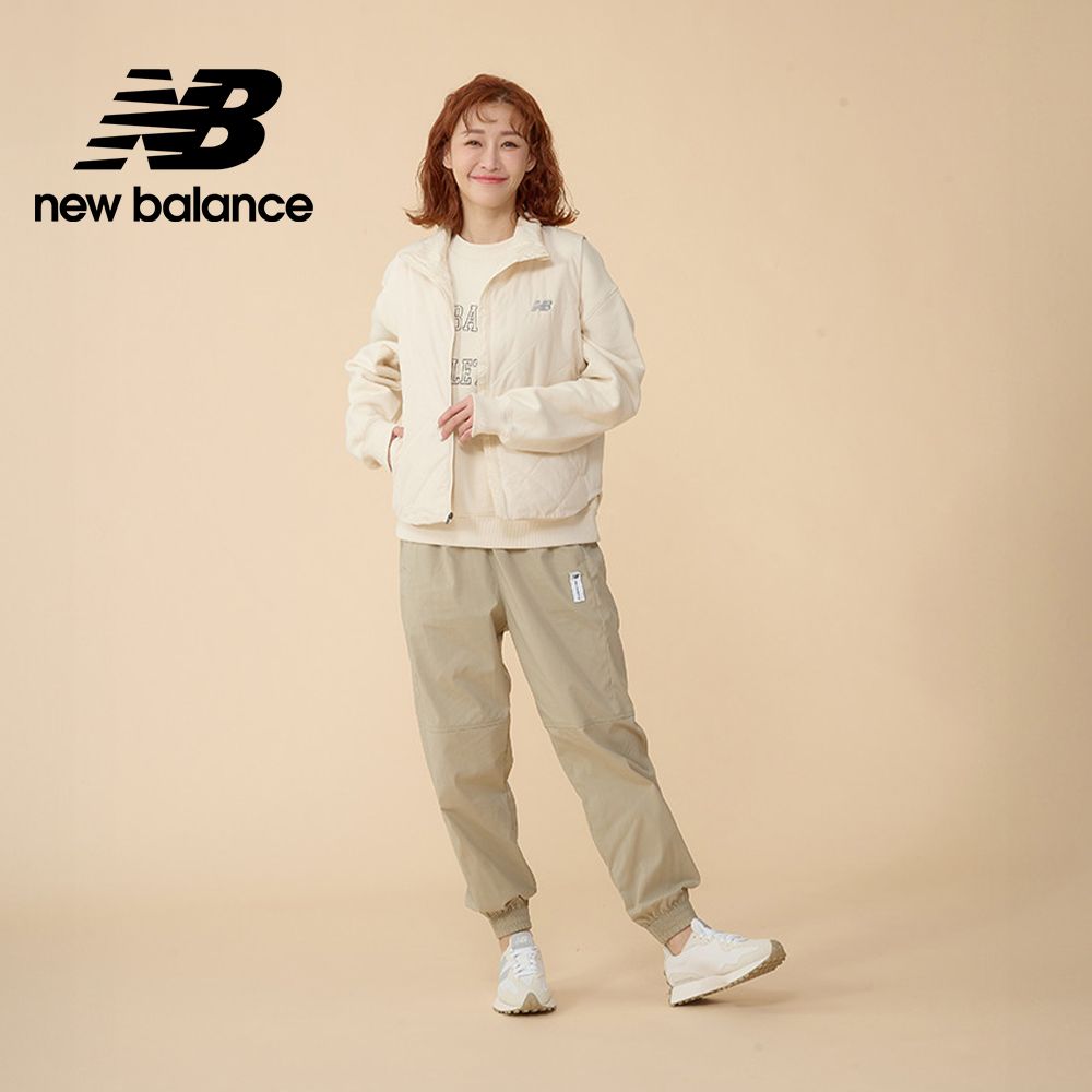 NEW BALANCE [New Balance]MIT速乾縮口直筒長褲_女性_卡其色_6872440288