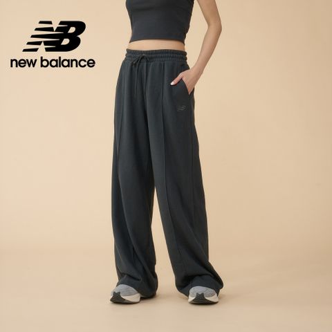 NEW BALANCE [New Balance]修身長腿棉質寬褲長褲_女性_黑色_WP43533BK