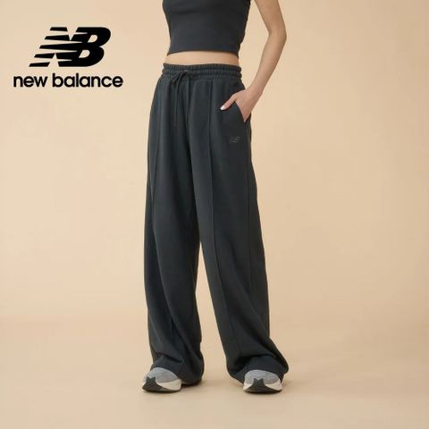 New Balance 紐巴倫 [New Balance]修身長腿棉質寬褲長褲_女性_黑色_WP43533BK